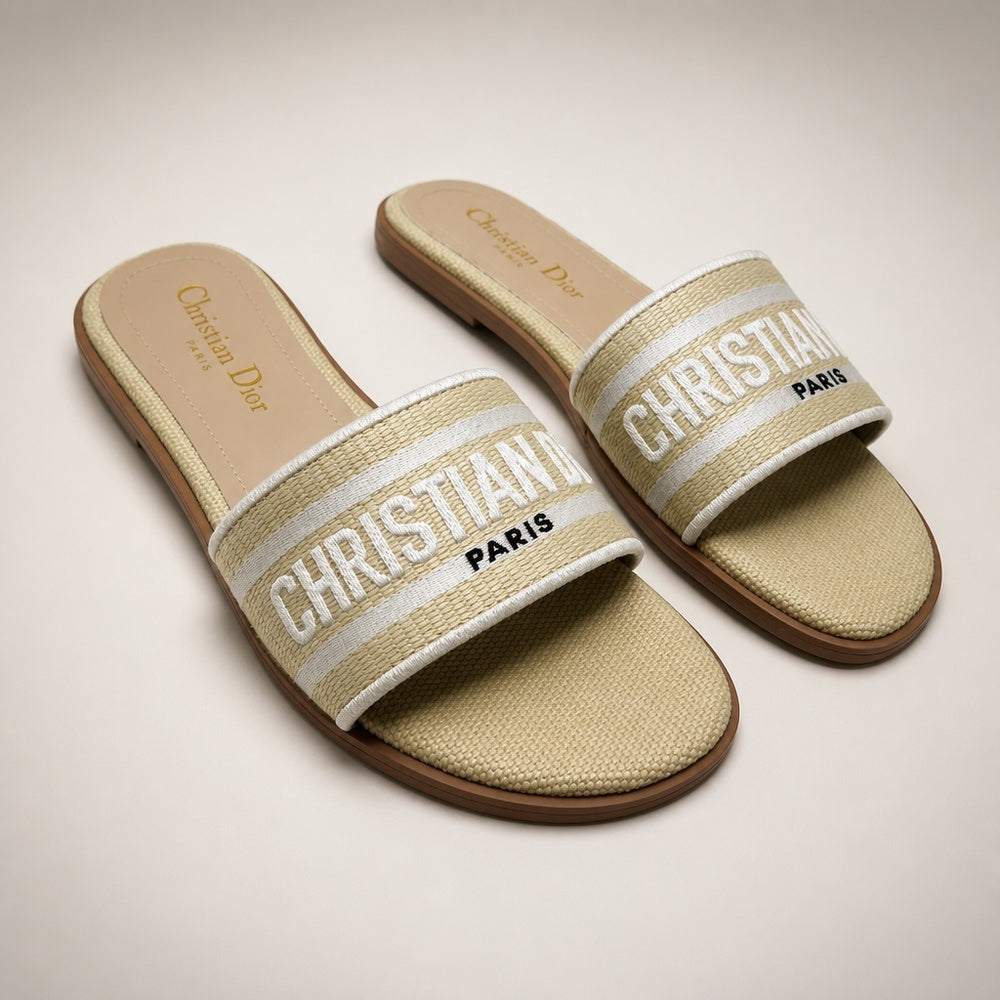 Dior Dway Slide Beige