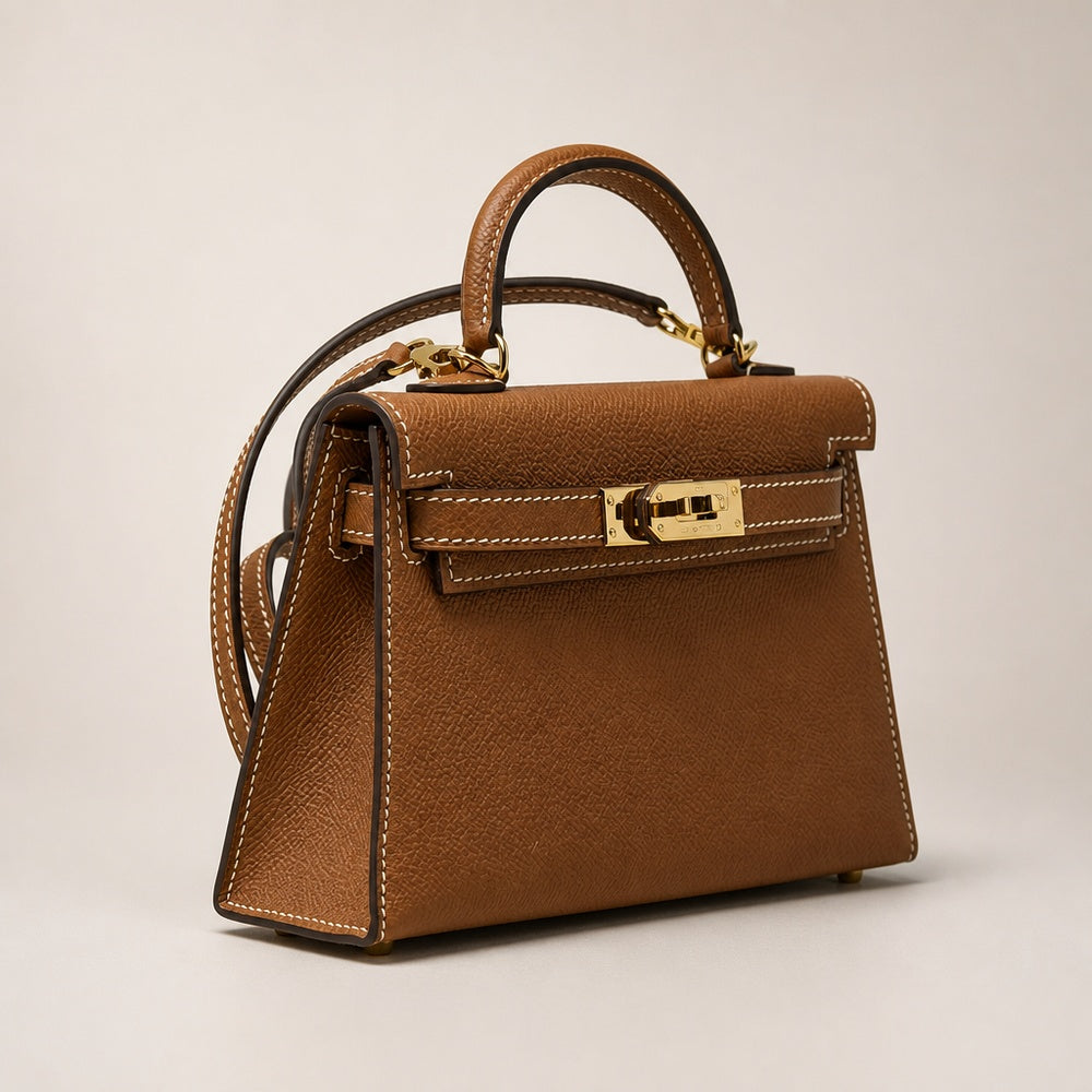 Hermès Kelly 20 Sellier Epsom Gold