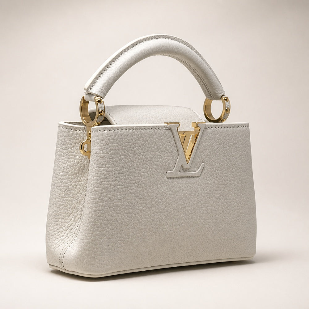 Louis Vuitton Capucines BB Blanca