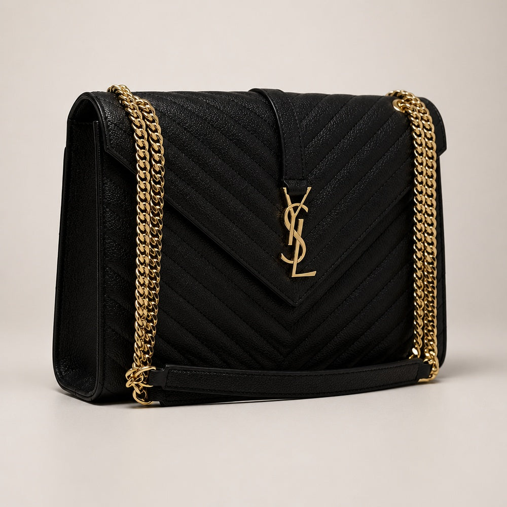 Saint Laurent Envelope Large Chain Bag