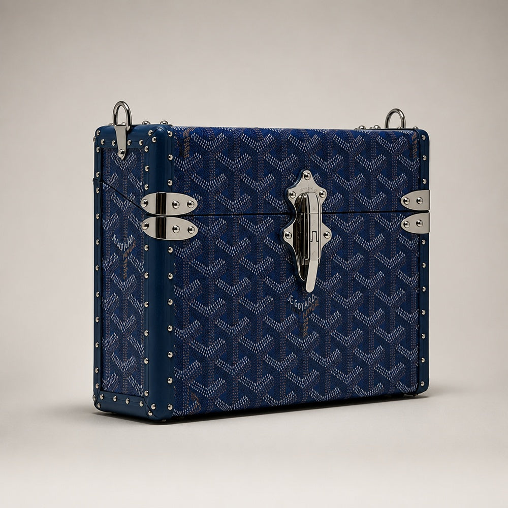 Goyard Trunk Bag Azul