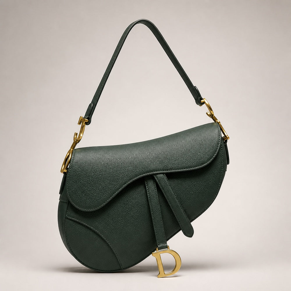 Dior Saddle Bag Verde Oscuro