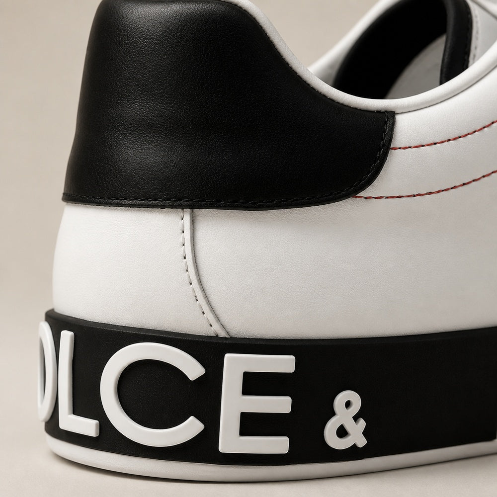 Dolce & Gabbana Portofino Leather Sneakers