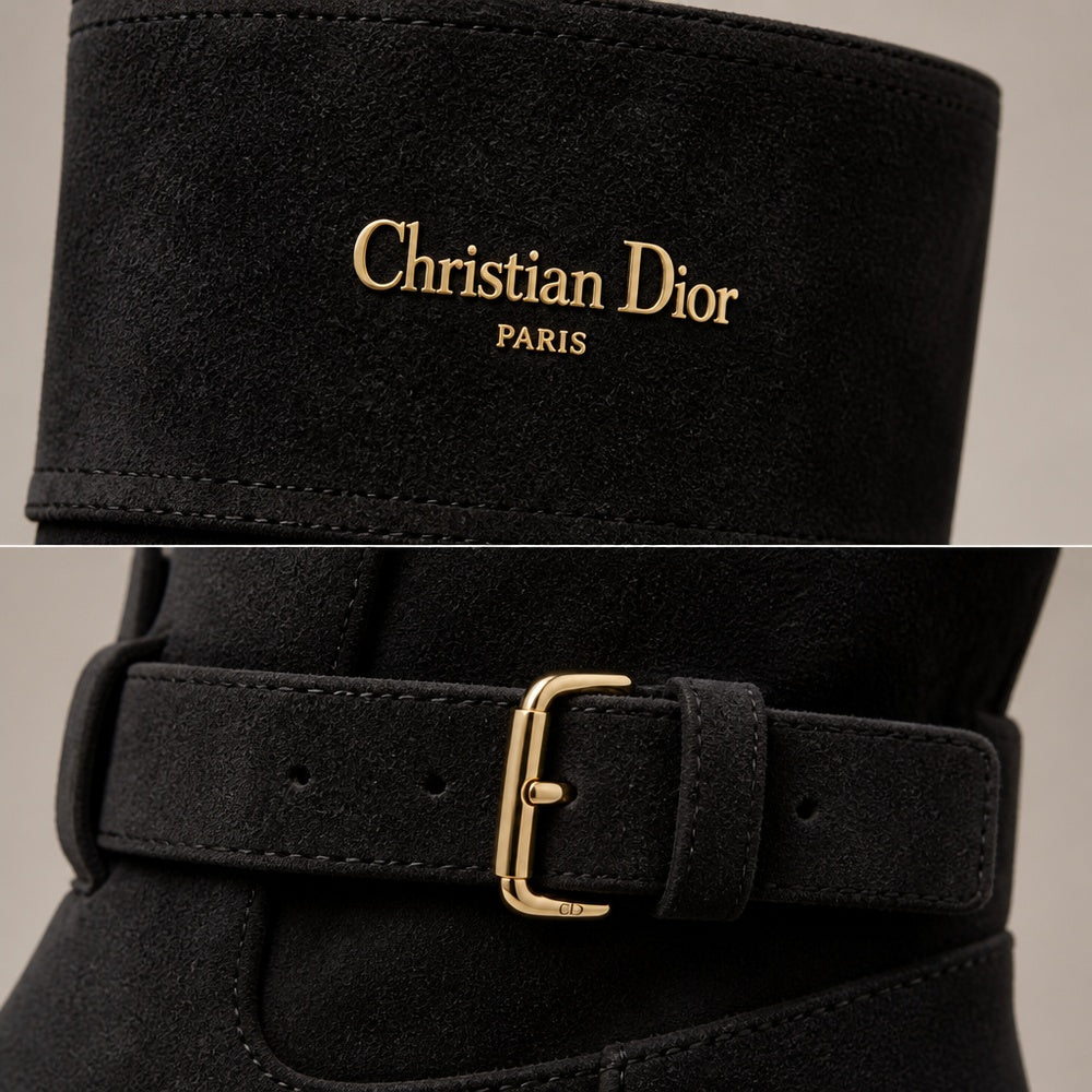 Christian Dior Suede Knee-High Boots