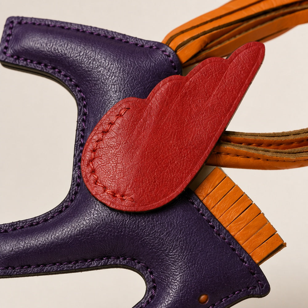 Hermès Rodeo Pegase Charm PM Violet Multicolor