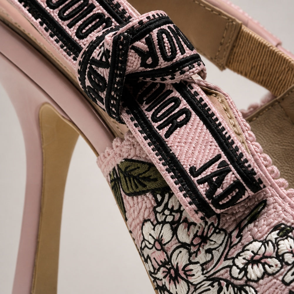 Dior J'Adior Embroidered Slingback Pumps