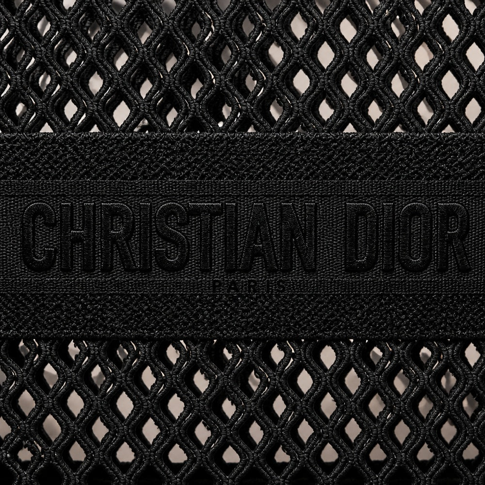 Dior Book Tote Macramé Negra